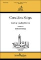 Creation Sings SATB choral sheet music cover